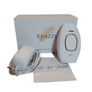 Kenzzi White and Gold IPL Hair Removal Device